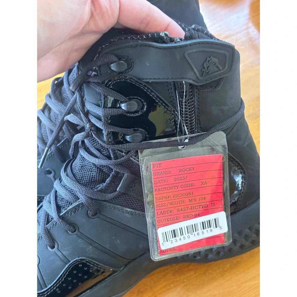 Rocky Code Blue Mens Athletic Sport Tactical Boots Black RKD0084 Size 10M